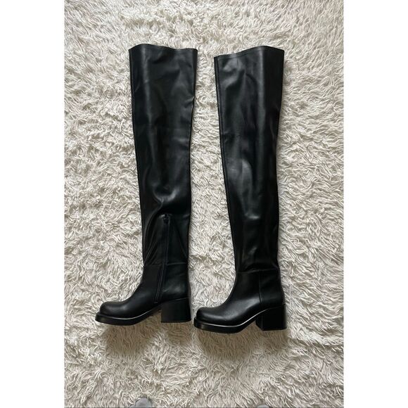 Jeffery Campbell Reflect OK Thigh High Boots 6.5 - Picture 7 of 16